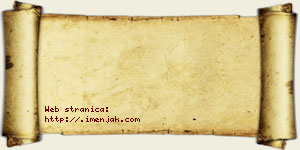 Tamara Radenović vizit kartica